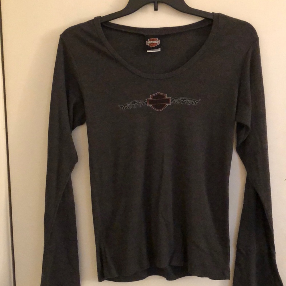 Long Sleeve Harley T-Shirt with bell sleeves